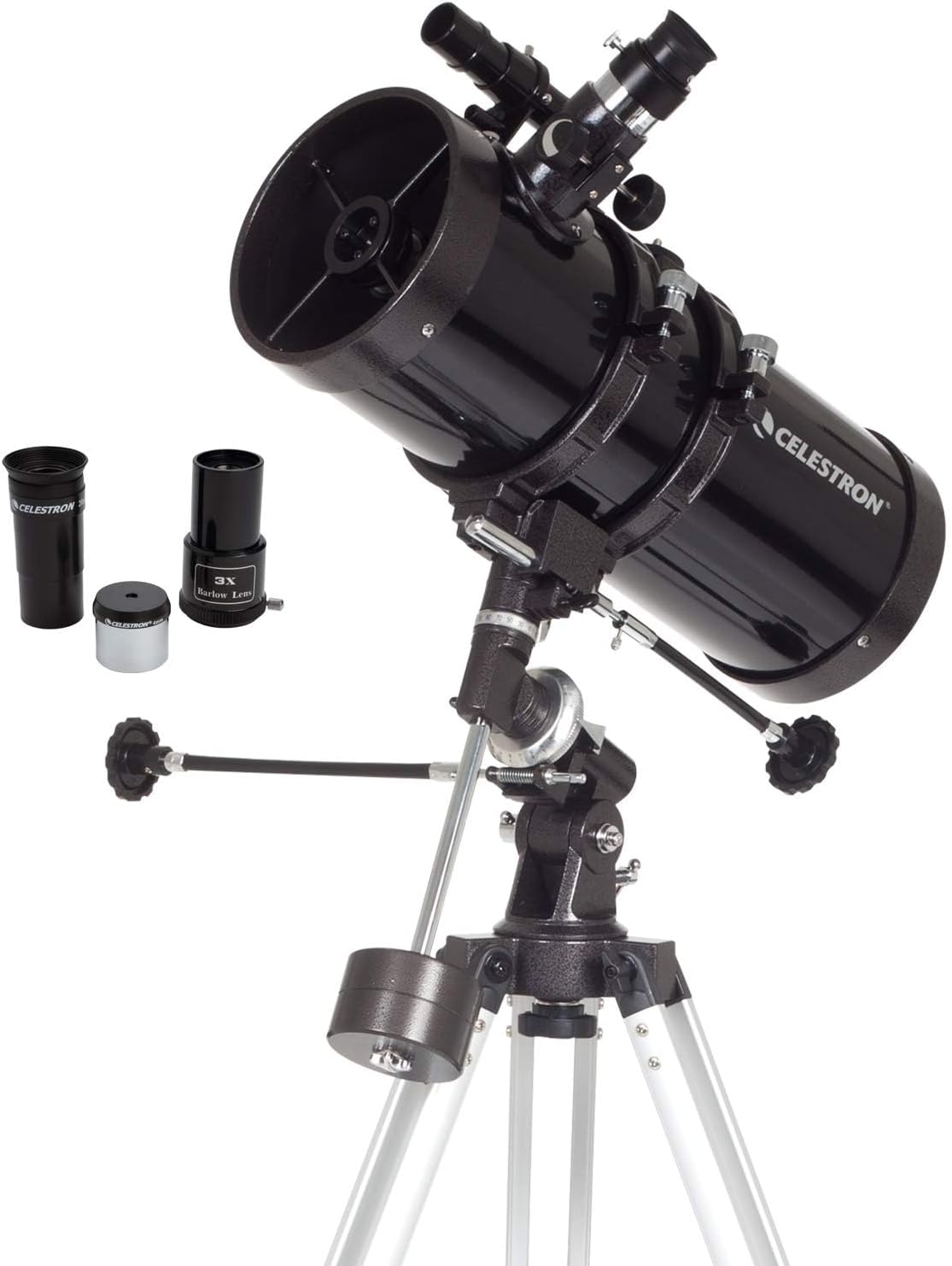 Celestron 21049 PowerSeeker 127EQ Reflector Telescope, Black - RevellPhotography