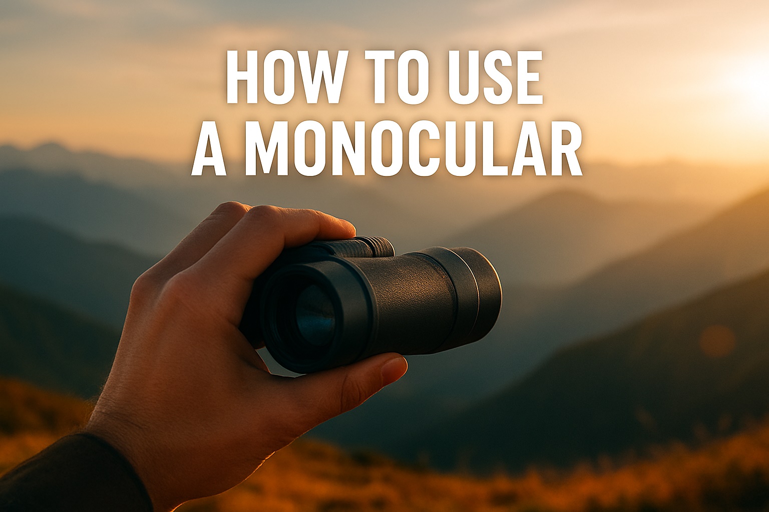 HOW TO USE A MONOCULAR