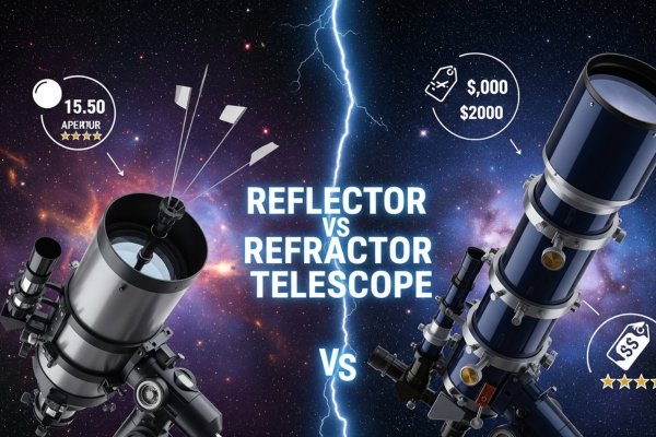 Reflector vs Refractor Telescope