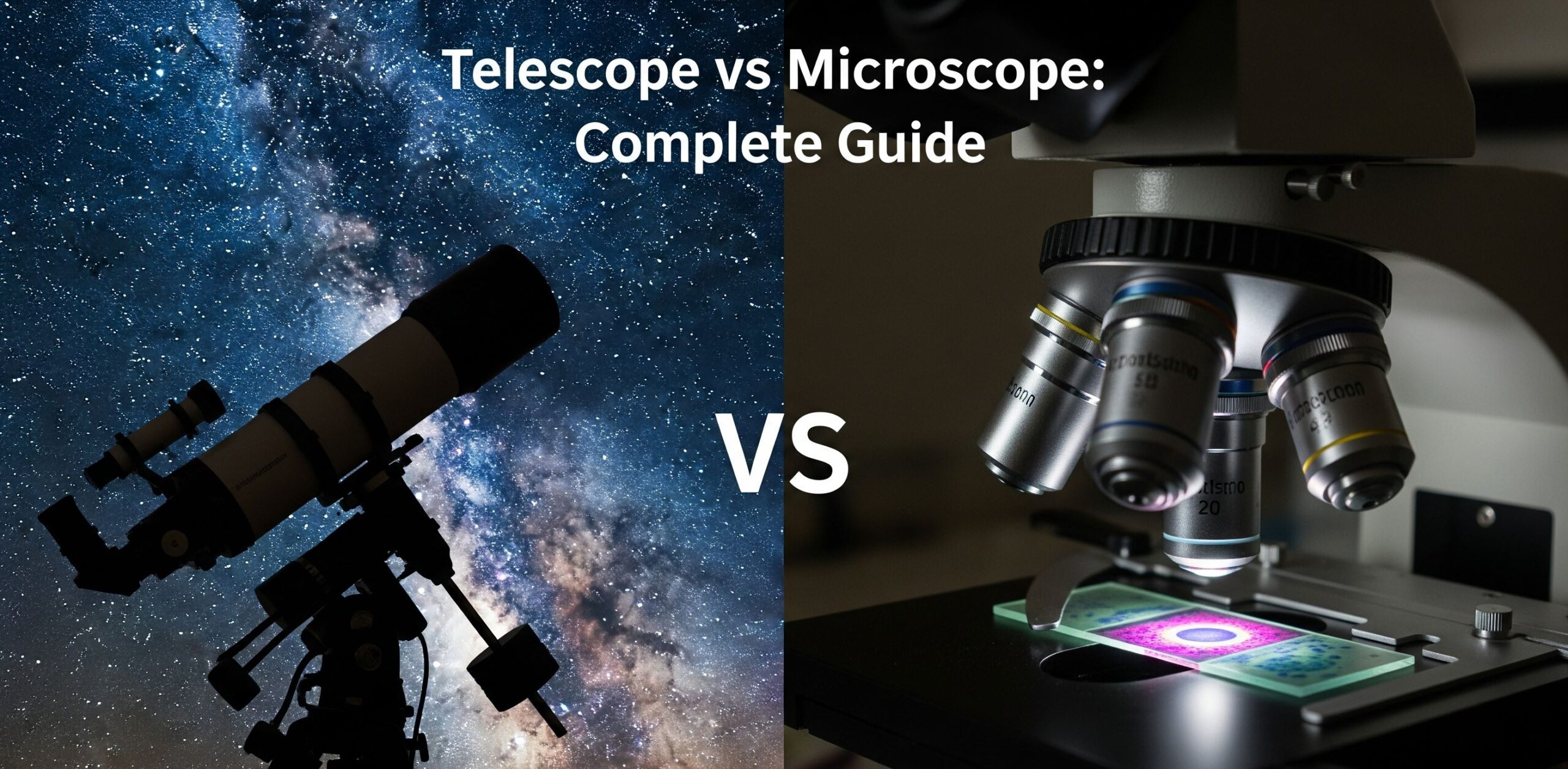 Telescope vs Microscope Complete Guide