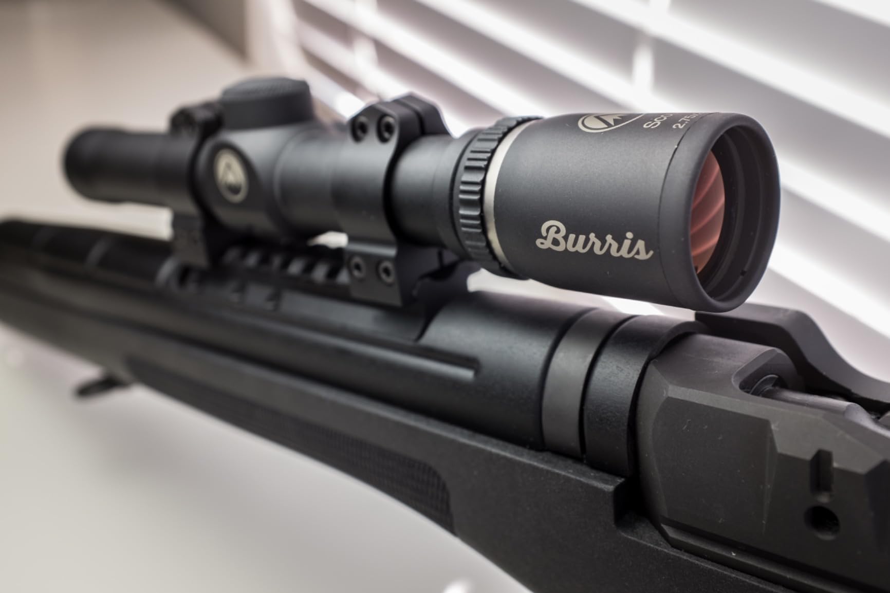 Burris Hunting Durable Compact Lightweight Finger-Adjustable Scout Riflescope 2.75x20mm with Heavy Plex Reticle, Matte Black Customer Review Burris Hunting Durable Compact Lightweight Finger-Adjustable Scout Riflescope 2.75x20mm with Heavy Plex Reticle, Matte Black - Customer Photo 1