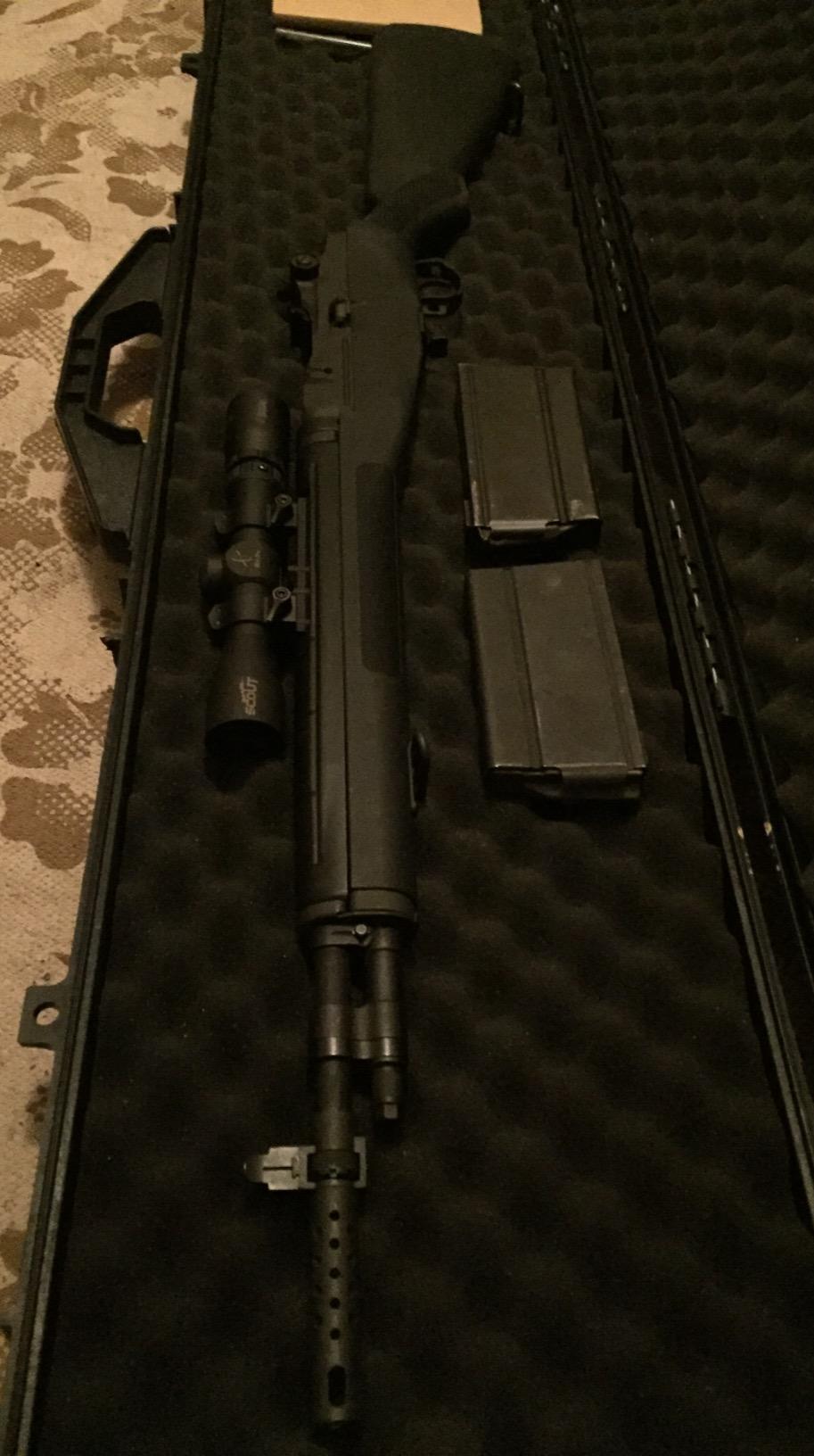 Burris Hunting Durable Compact Lightweight Finger-Adjustable Scout Riflescope 2.75x20mm with Heavy Plex Reticle, Matte Black Customer Review Burris Hunting Durable Compact Lightweight Finger-Adjustable Scout Riflescope 2.75x20mm with Heavy Plex Reticle, Matte Black - Customer Photo 3