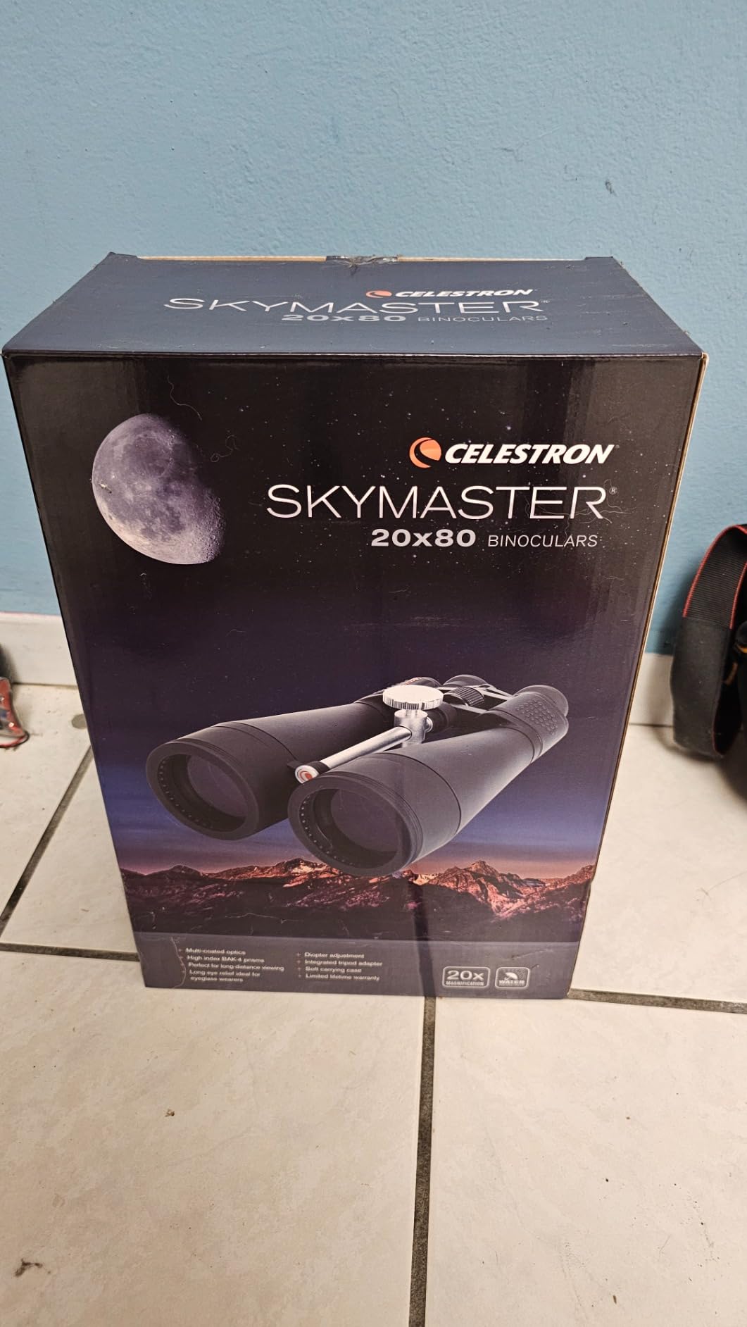 Celestron SkyMaster 20x80 Binoculars – High-Power Binoculars for Astronomy and Long-Range Terrestrial Viewing – Large Aperture with BaK-4 Prisms – Includes Tripod Adapter & Carrying Case - Customer Photo 4