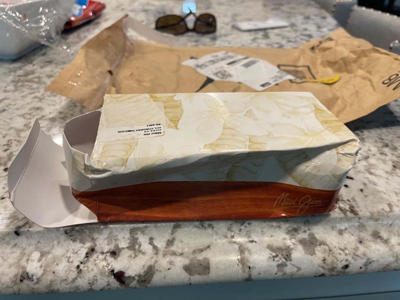Maui Jim Men's and Women's Stingray Polarized Wrap Sunglasses - Customer Photo 5