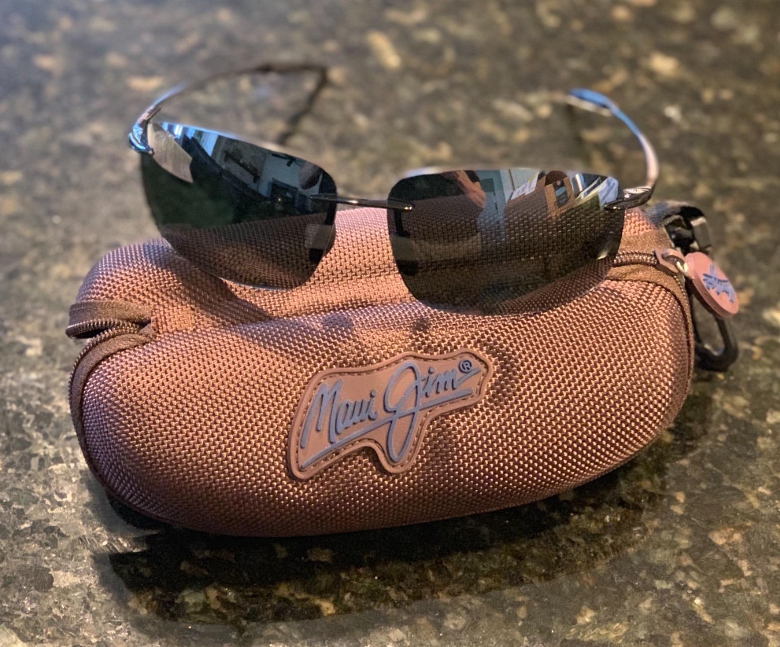Maui Jim Men's and Women's Breakwall Polarized Rimless Sunglasses - Customer Photo 1
