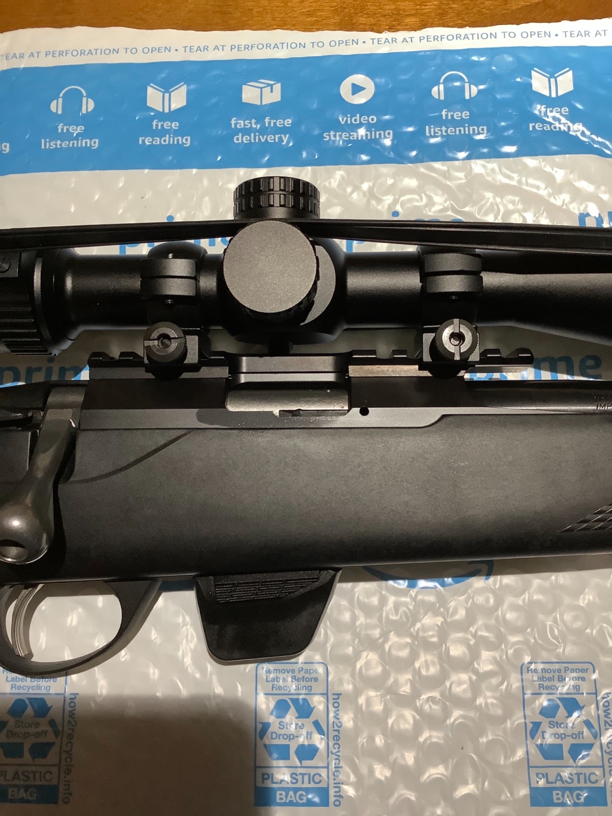 Vortex Optics Hunter Riflescope Rings, 1 inch - Medium, Black, 2 Count (Pack of 1) - Customer Photo 1