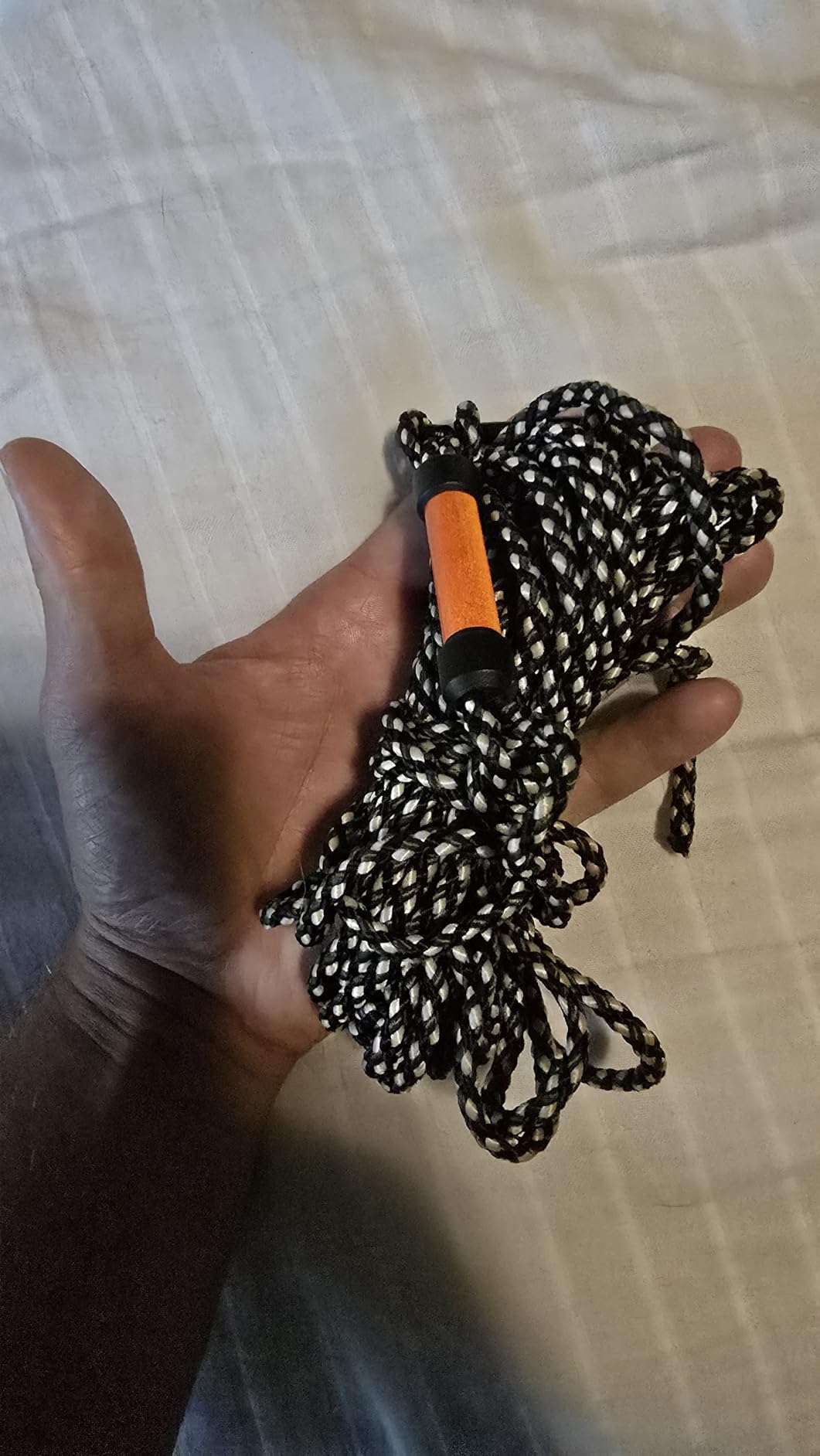 HME Maxx Hoist Rope (25 FT) - Reliable Sturdy Adjustable Easy-to-Install Hunting Gear Lift System with Highly Reflective Band Customer Review HME Maxx Hoist Rope (25 FT) - Reliable Sturdy Adjustable Easy-to-Install Hunting Gear Lift System with Highly Reflective Band - Customer Photo 1