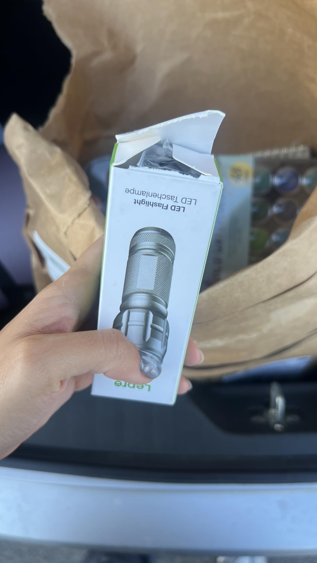 Lighting EVER LED Flashlights High Lumens, Small Flashlight, Waterproof, Adjustable Focus Flash Light for Outdoor, Emergency, AAA Batteries Included, Tactical & Camping Accessories - Customer Photo 2