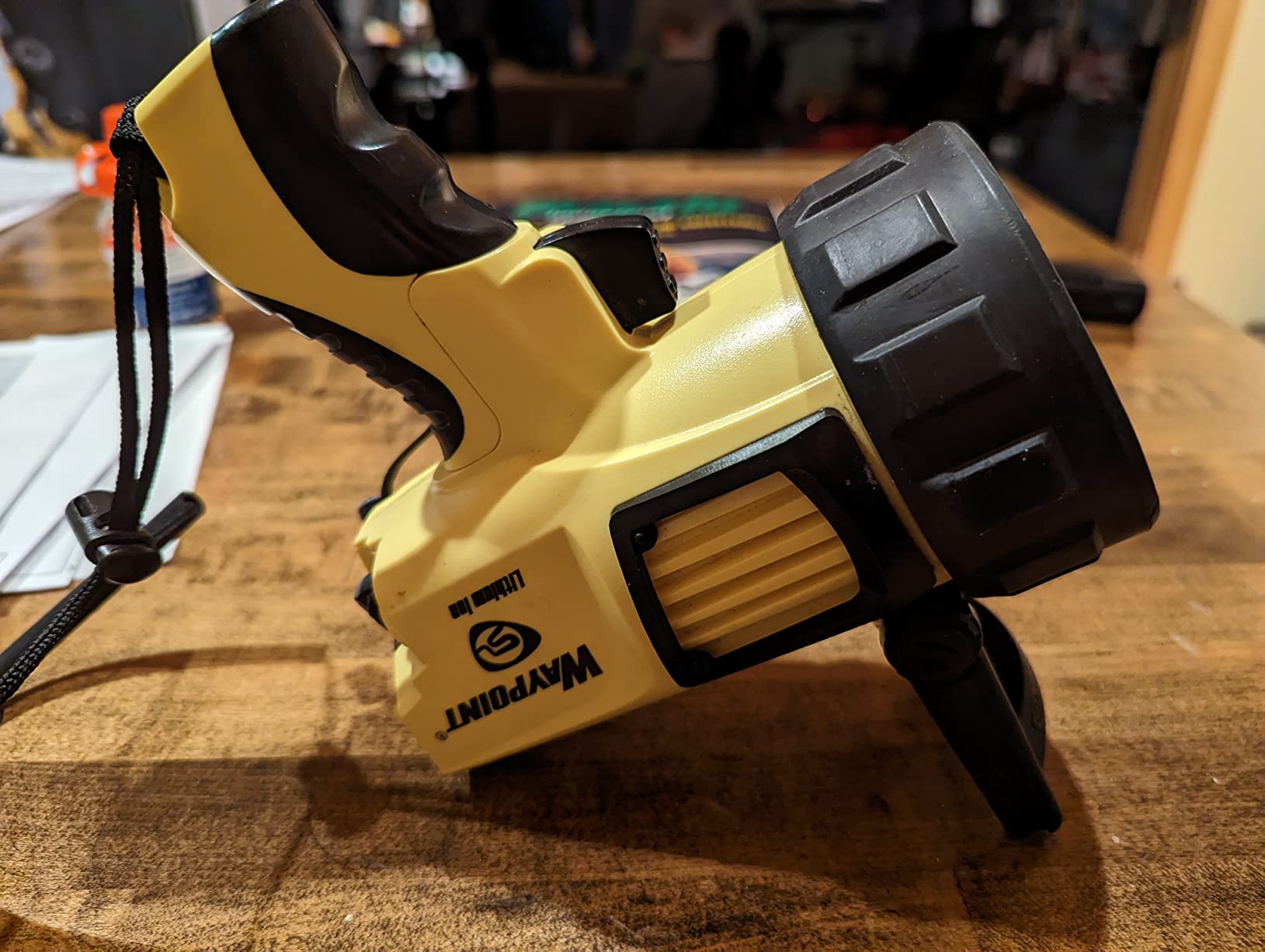 Streamlight 44911 WayPoint 400 Rechargeable 1400-Lumen Long Range Pistol-Grip Spotlight with 120V AC Charger and Polymer Holder/Mount, Black - Customer Photo 1