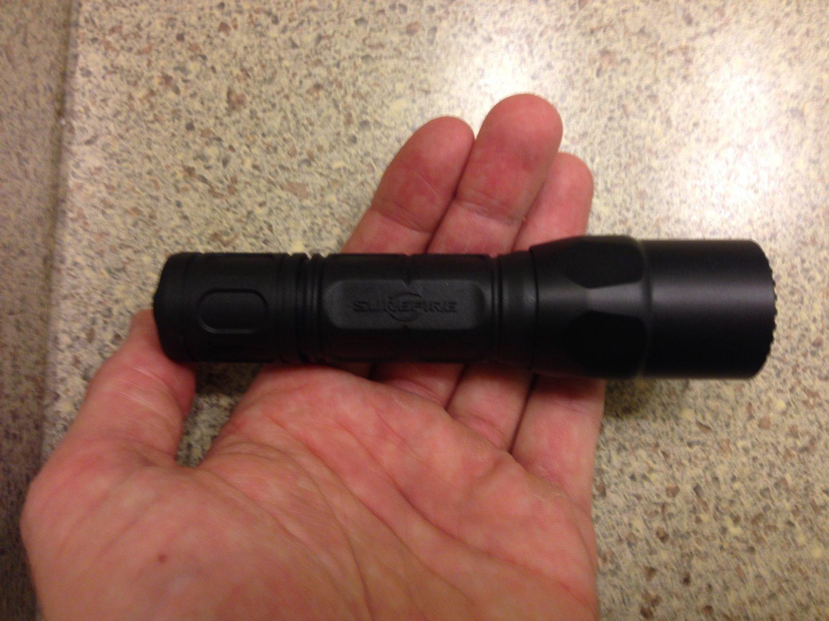 SureFire G2X Pro Dual-Output LED Flashlight with click switch, Black Customer Review SureFire G2X Pro Dual-Output LED Flashlight with click switch, Black - Customer Photo 2