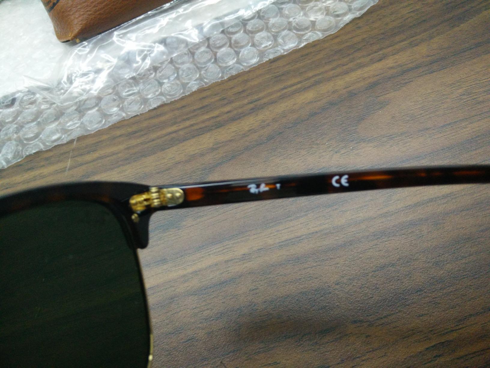 Ray-Ban RB3016 Clubmaster Square Sunglasses Customer Review Ray-Ban RB3016 Clubmaster Square Sunglasses - Customer Photo 3