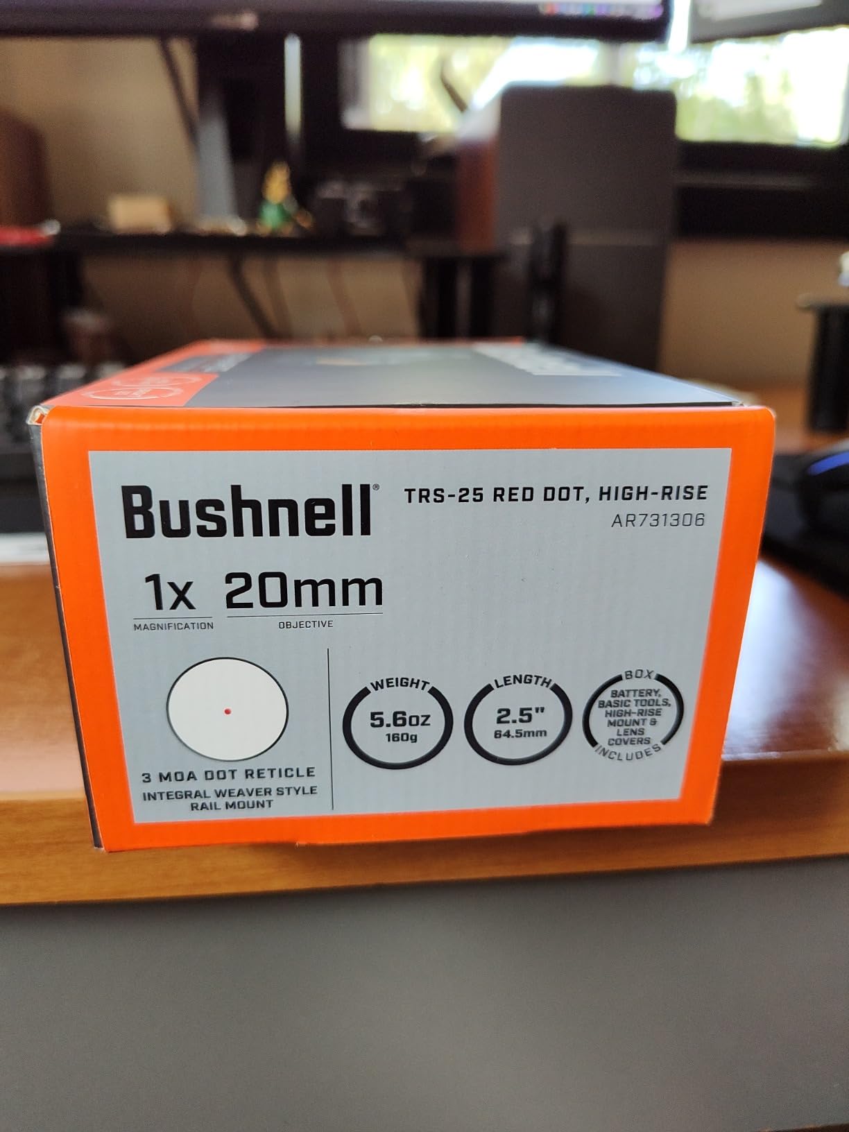 Bushnell Optics TRS-25 Hirise 1x25mm Red Dot Riflescope with Riser Block, Matte Black - Customer Photo 4