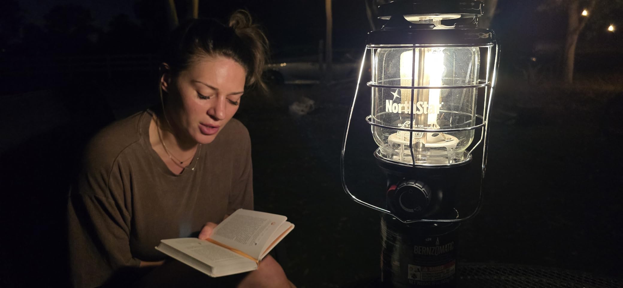 Coleman NorthStar 1500 Lumens Gas Lantern with Matchless Lighting, Folding Propane Lantern with Mantles & Globe for Camping, Power Outage, Outdoor Lighting, & More Customer Review Coleman NorthStar 1500 Lumens Gas Lantern with Matchless Lighting, Folding Propane Lantern with Mantles & Globe for Camping, Power Outage, Outdoor Lighting, & More - Customer Photo 1