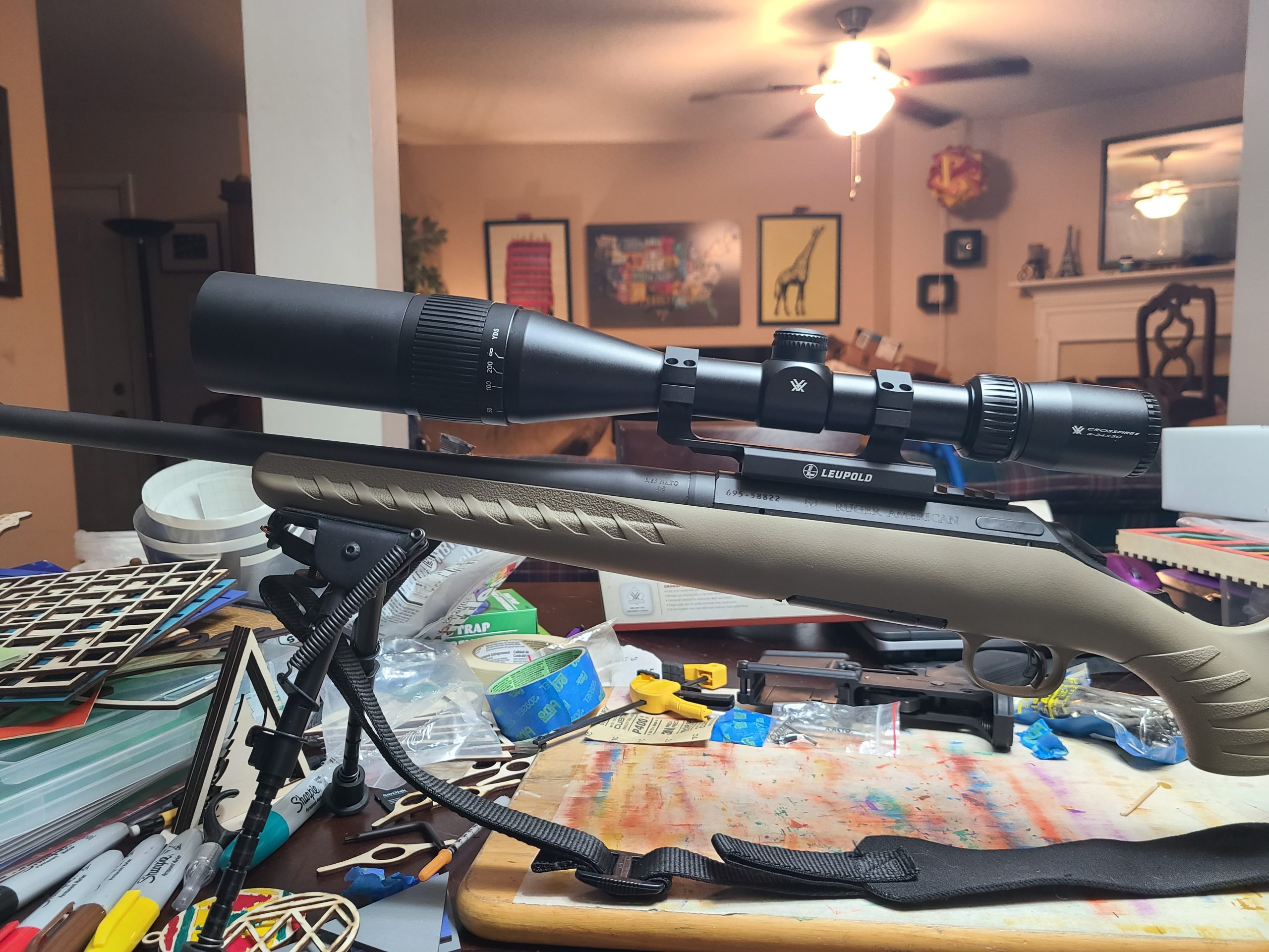 Vortex Optics Crossfire II 1-4x24 Second Focal Plane Riflescope (Black) | V-Brite Illuminated Reticle (MOA) customer photo 1