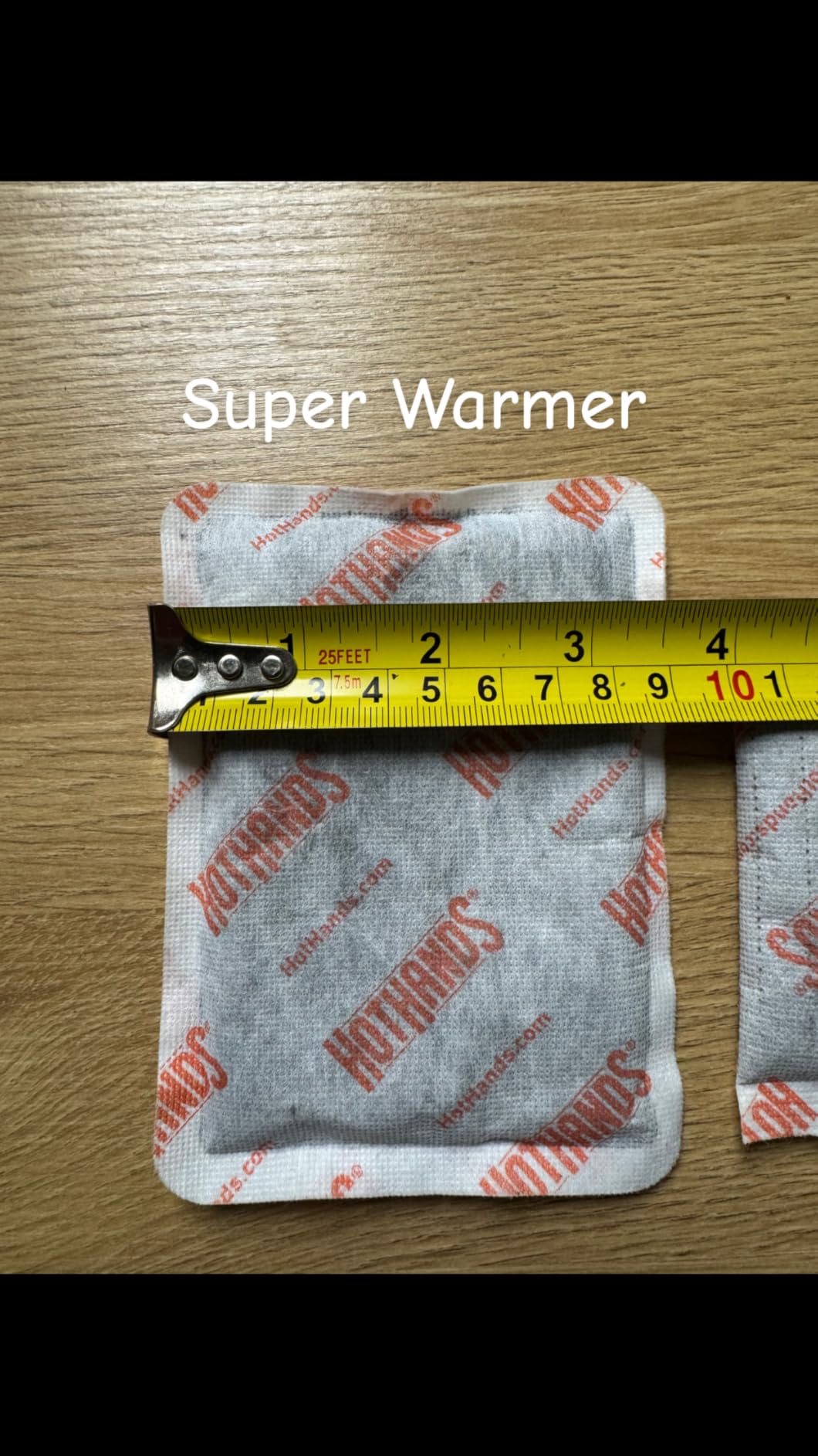 HotHands Body & Hand Super Warmers - Long Lasting Natural Odorless Air Activated Warmers - Up to 18 Hours of Heat - 10 Individual Warmers Customer Review HotHands Body & Hand Super Warmers - Long Lasting Natural Odorless Air Activated Warmers - Up to 18 Hours of Heat - 10 Individual Warmers - Customer Photo 4