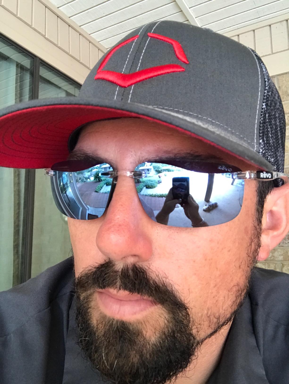 Revo Sunglasses Descend N: Polarized Lens with Rimless Rectangular Frame - Customer Photo 1