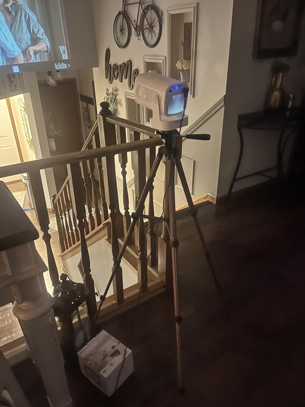 Amazon Basics 50-inch Lightweight Portable Camera Mount Tripod Stand with Bag, for Travel Photography, Champagne - Customer Photo 1