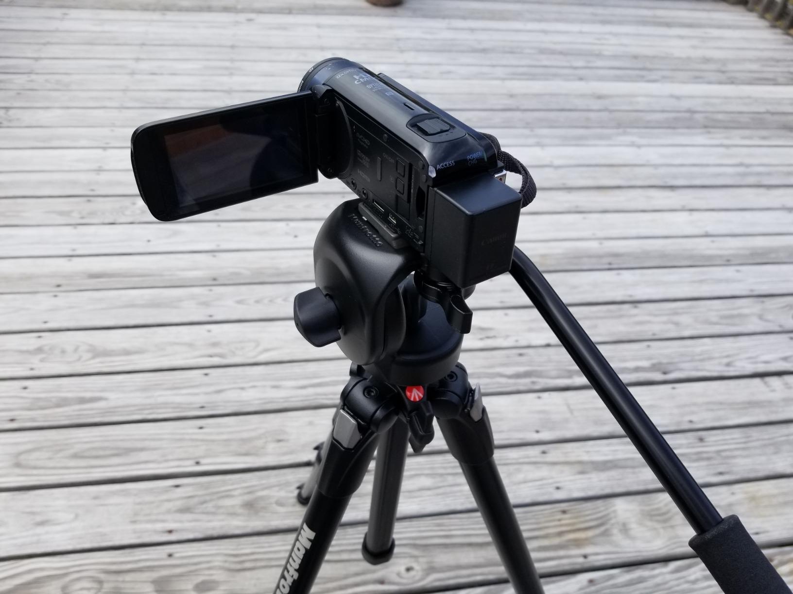 Manfrotto 290 Xtra Aluminum 3-Section Tripod Kit with 3-Way Head (MK290XTA3-3WUS), Black - Customer Photo 4