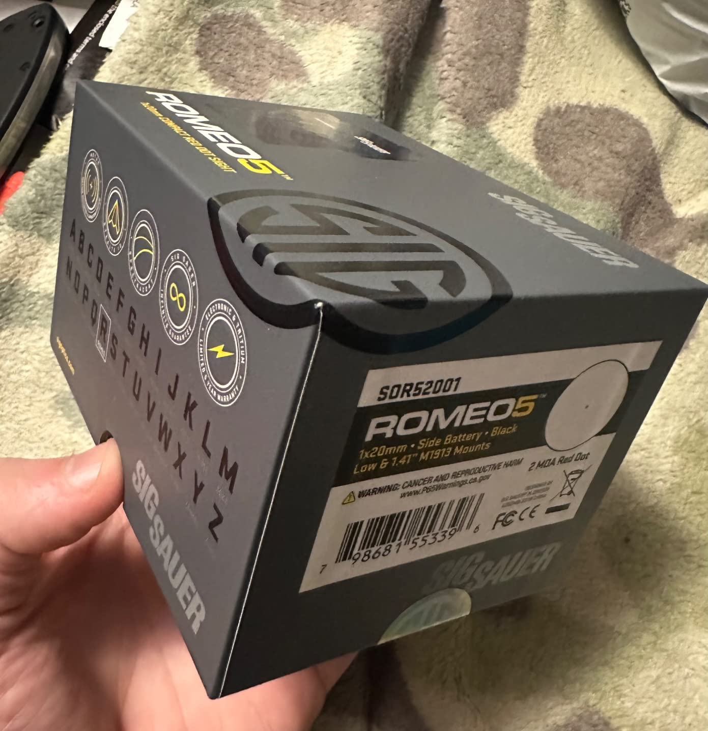 SIG SAUER Romeo5 1X20mm Tactical Hunting Shooting Durable Waterproof Fogproof Illuminated 2 MOA Red Dot Reticle Gun Sight | Picatinny Mount Included - Customer Photo 4