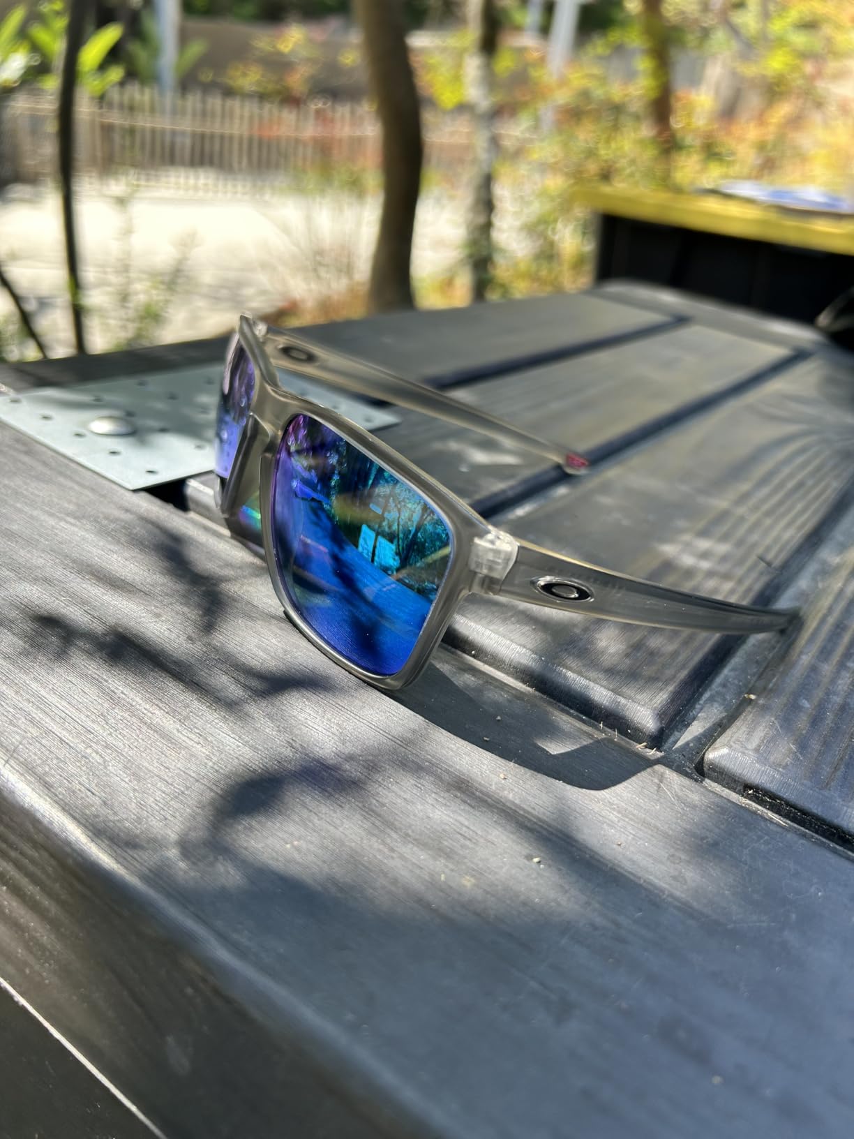 Oakley Man Sunglasses Matte Black Frame, Grey Lenses, 57MM - Customer Photo 1