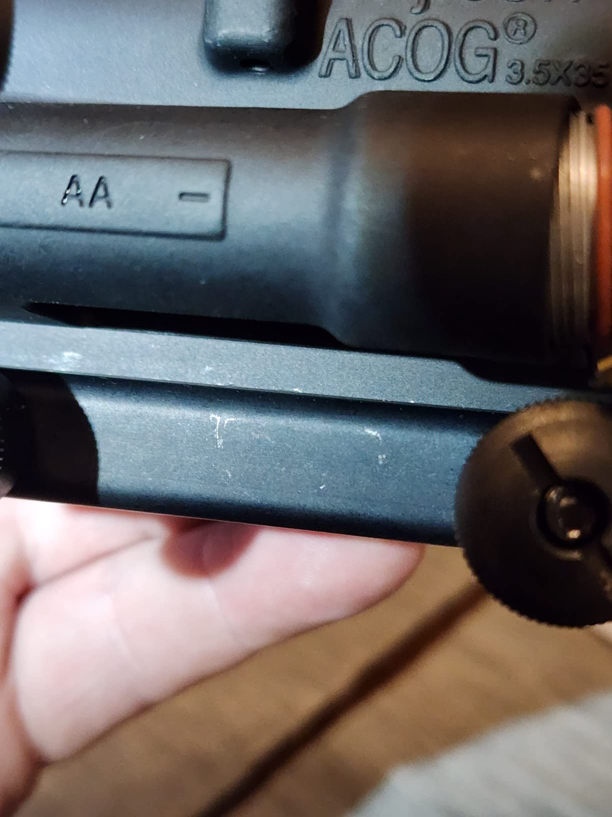 Trijicon 3.5x35 ACOG Battery Illuminated LED Scopes - Customer Photo 2
