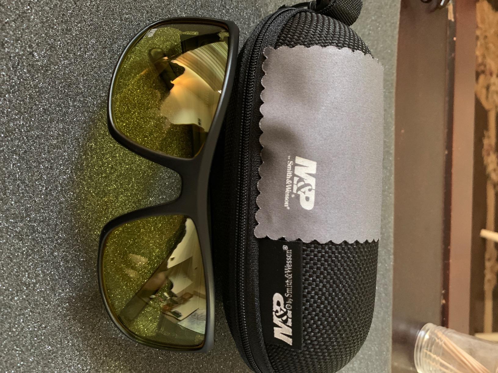 Smith & Wesson M&P Thunderbolt Full Frame Shooting Glasses with Impact Resistance and Anti-Fog Lenses for Shooting, Working and Everyday Use - Customer Photo 1