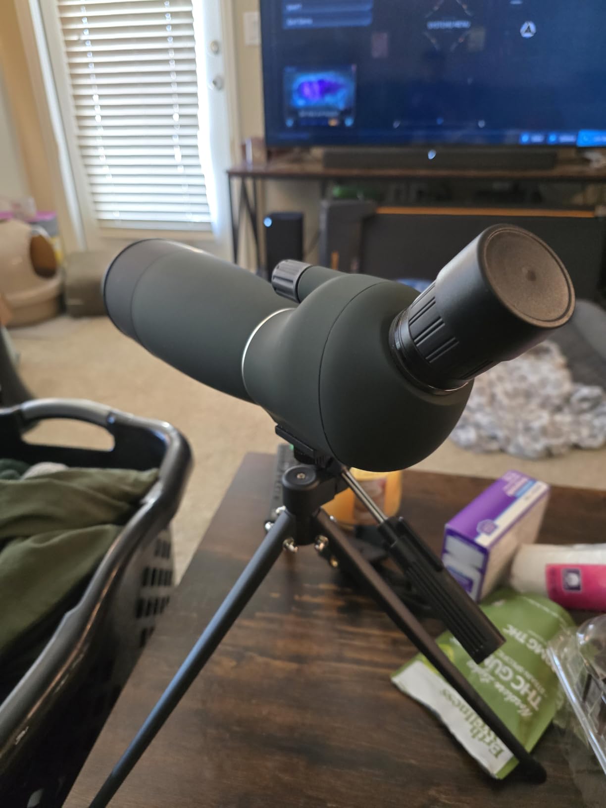 SVBONY SV28 Spotting Scopes with Tripod, Angled 25-75x70mm Spotter Scope with Phone Adapter, Waterproof Fogproof Spotting Scope for Bird Watching, Target Shooting, Wildlife Viewing - Customer Photo 2