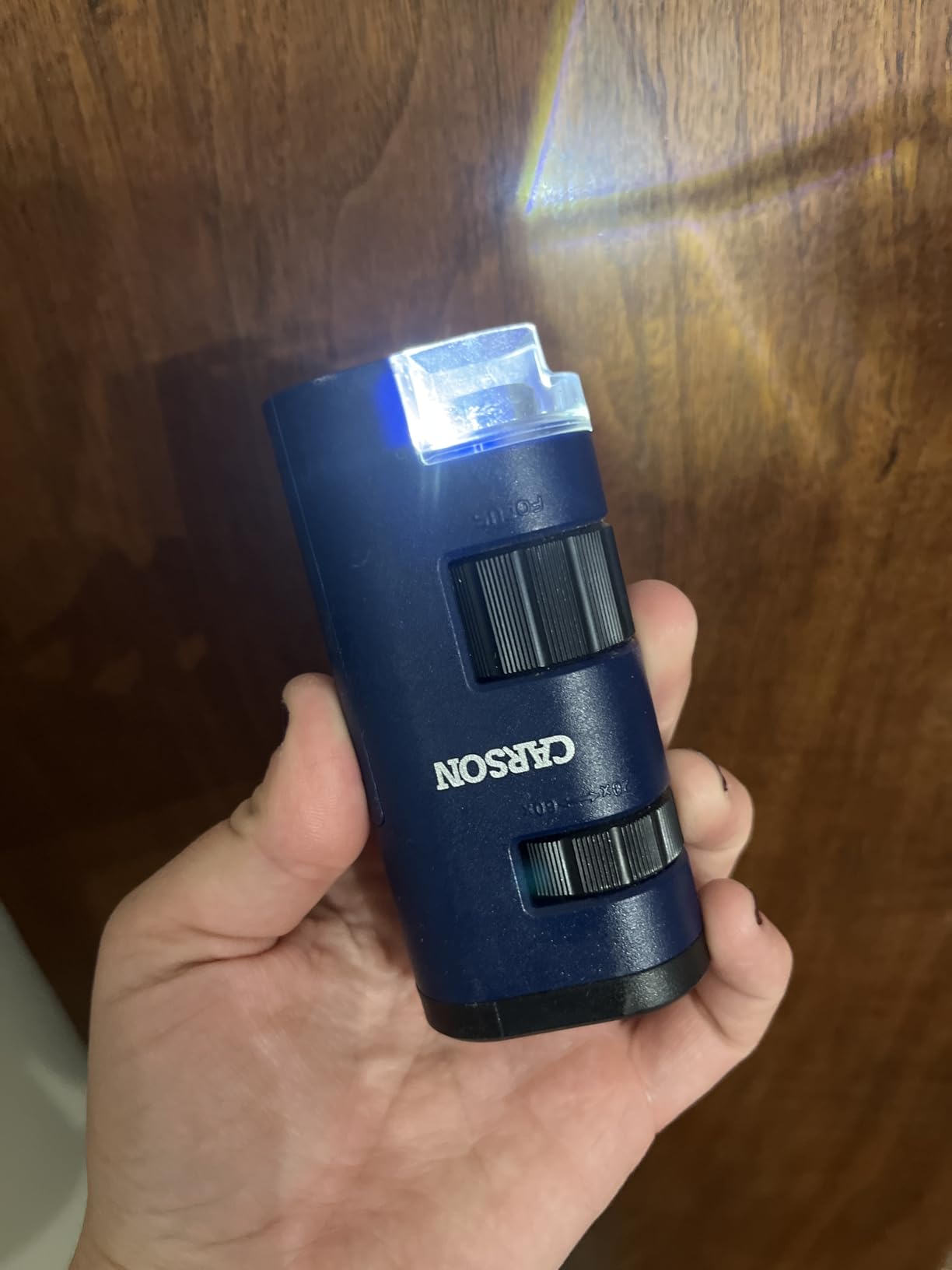 Carson Pocket Micro 20x-60x LED Pocket Microscope Handheld STEM Toy (MM-450) customer photo 1