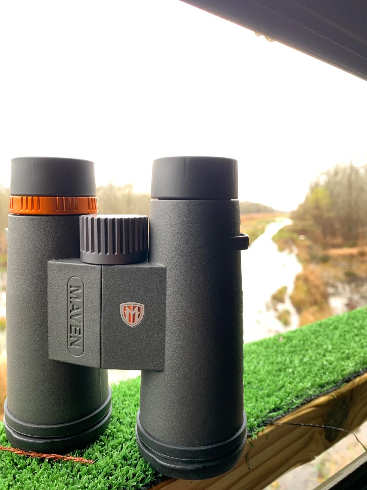 Maven C1 12X42mm ED Binoculars Gray/Orange - Customer Photo 1