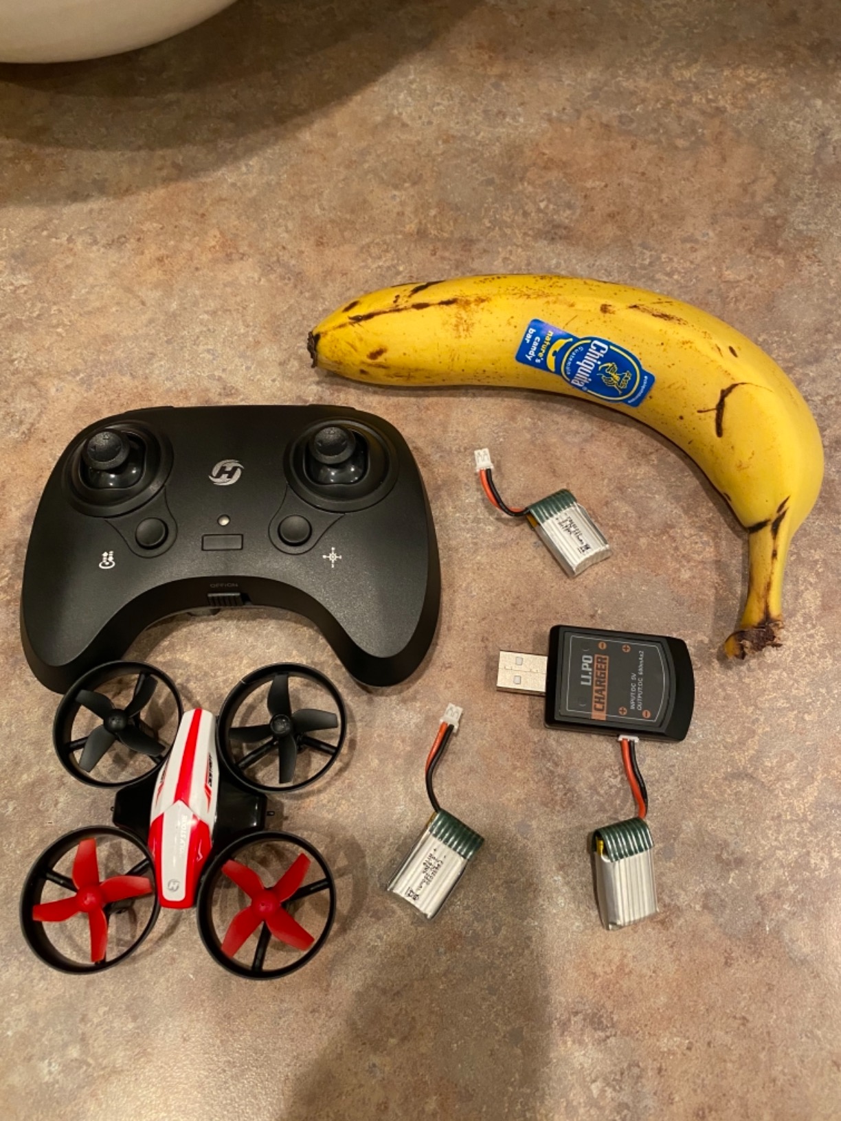 Holy Stone Mini Drone for Kids and Beginners RC Nano Quadcopter Indoor Small Helicopter Plane with Auto Hovering, 3D Flips, Headless Mode and 3 Batteries, Great Gift Toy for Boys and Girls, HS210 Red - Customer Photo 1