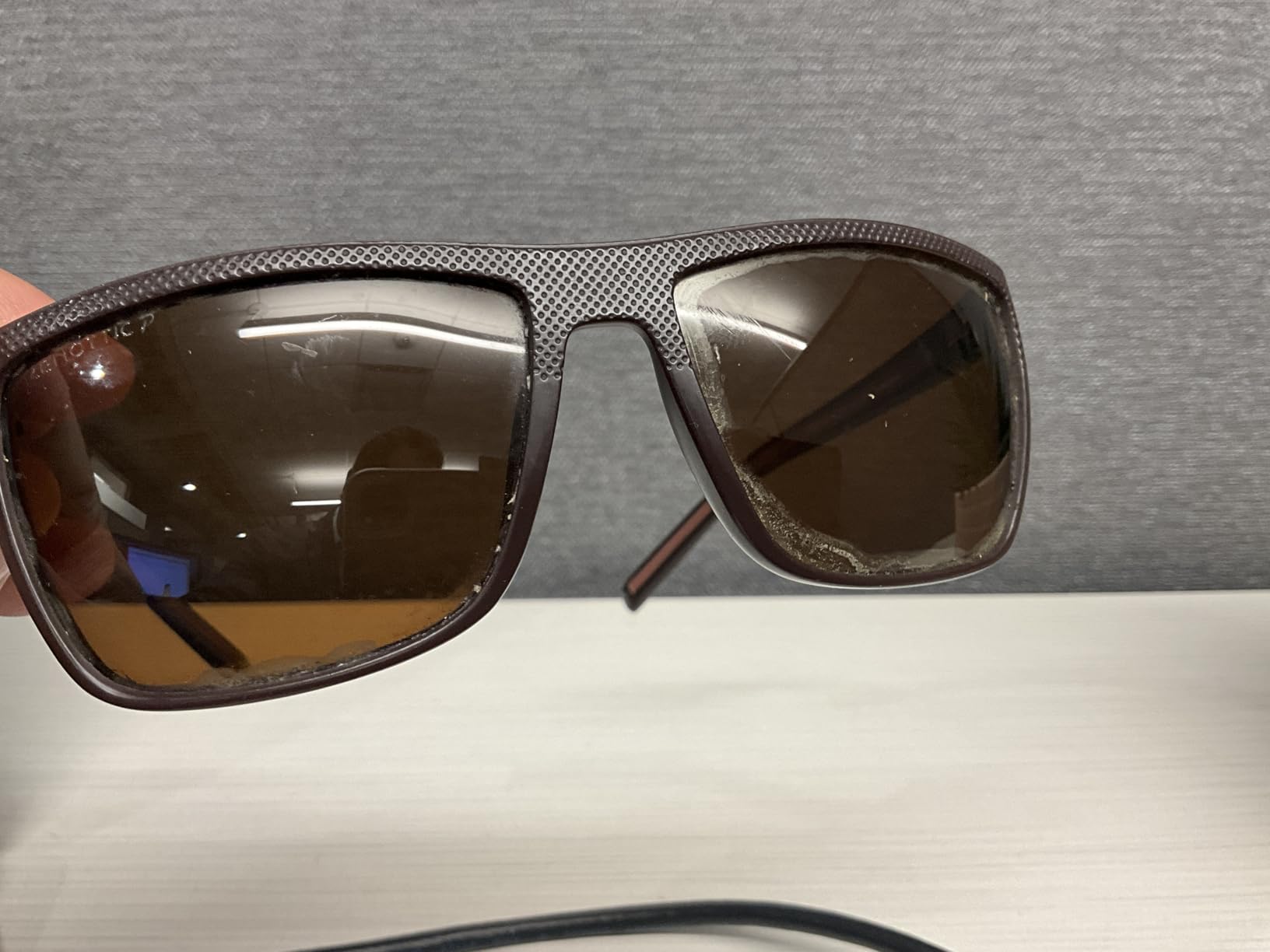 ZENOTTIC Polarized Sunglasses for Men Lightweight TR90 Frame UV400 Protection Square Sun Glasses - Customer Photo 3