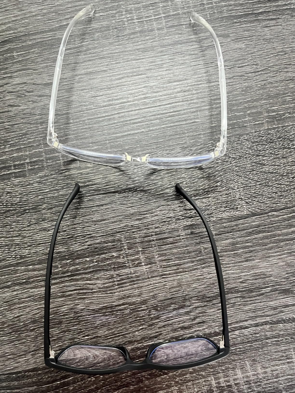 ANRRI Blue Light Blocking Glasses, Anti Eyestrain Lens Lightweight Frame Eyeglasses, Black, Men/Women - Customer Photo 3
