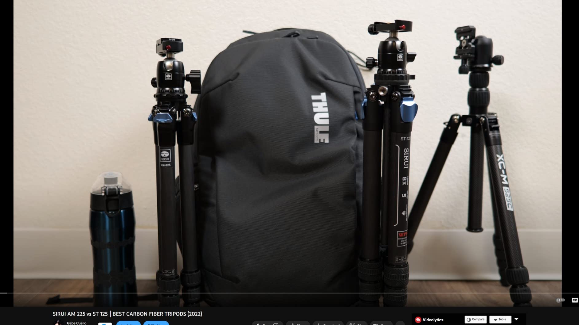 SIRUI AM-223 Carbon Fiber Camera Tripod Mini Travel Compact Tripod with 360° B-00K Ball Head, Arca Swiss Quick Release Plate, Loads up 15KG, Max Height 16