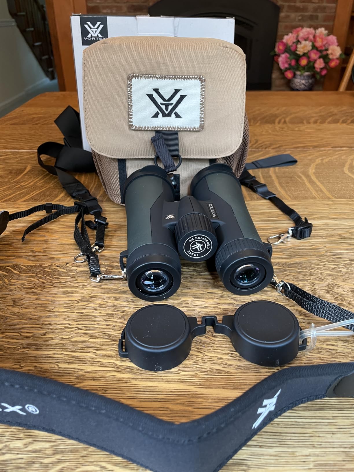 Vortex Optics Crossfire HD 8x42 Binoculars - HD Optical System, Tripod Adaptable, Rubber Armor, Waterproof, Fogproof, Shockproof, Included GlassPak - Unlimited, Unconditional Warranty - Customer Photo 3