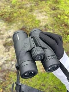 10x42 Binoculars for Adults - Professional HD Roof BAK4 Prism Lens Binoculars for Bird Watching, Hunting, Travel, Sports, Cruise, with Carrying Bag (1.1Lbs) customer photo 2