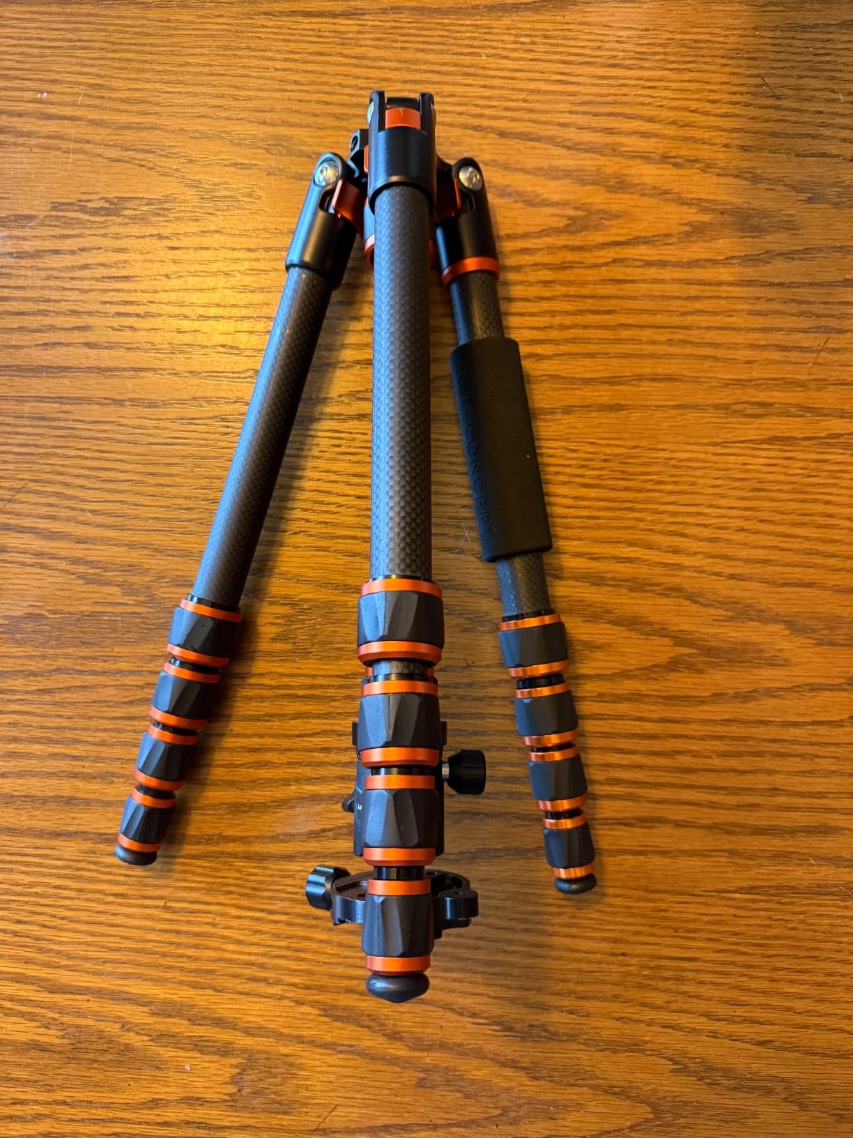 K&F CONCEPT 60 inch Carbon Fiber Camera Tripod,Super Lightweight Compact Travel Tripod with 360 Degree Ball Head,Quick Release Plate, Detachable Monopod, 17 lb Load Capacity for SLR DSLR, A225C0+BH25L - Customer Photo 2