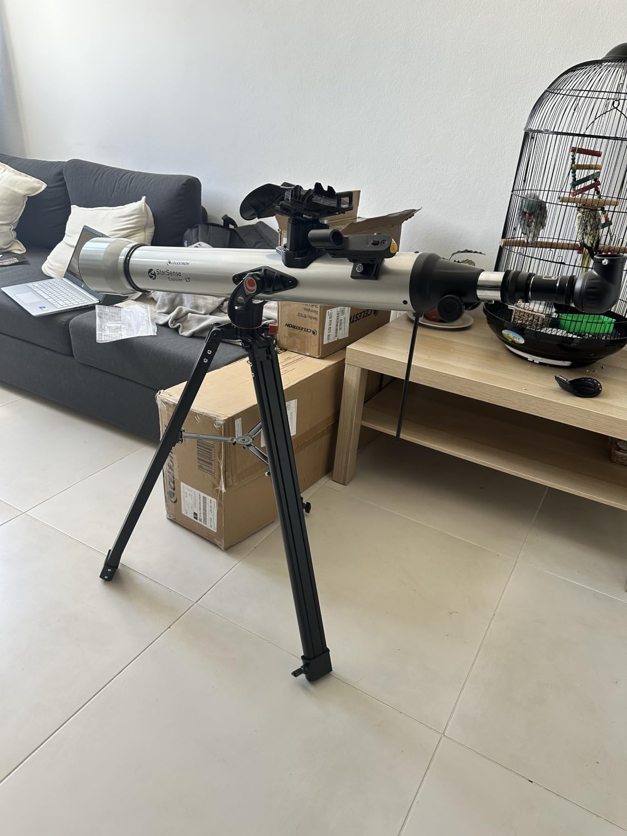 Celestron StarSense Explorer LT 80AZ App-Enabled Telescope - 80mm Refractor with Smartphone Dock & StarSense App - iPhone & Android Compatible - Easy-to-Use for Beginners customer photo 2