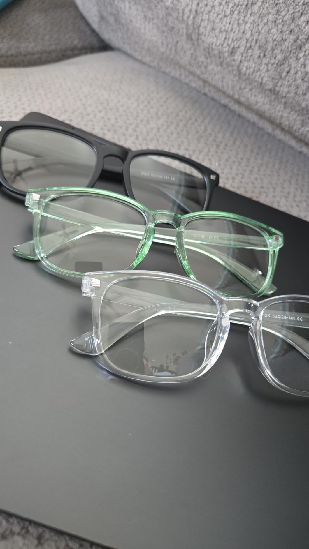 Gaoye Stylish Blue Light Glasses for Woman - Computer Glasses up to 99% Blue Light Blocking - Lightweight Frames - 3 pack - Customer Photo 2