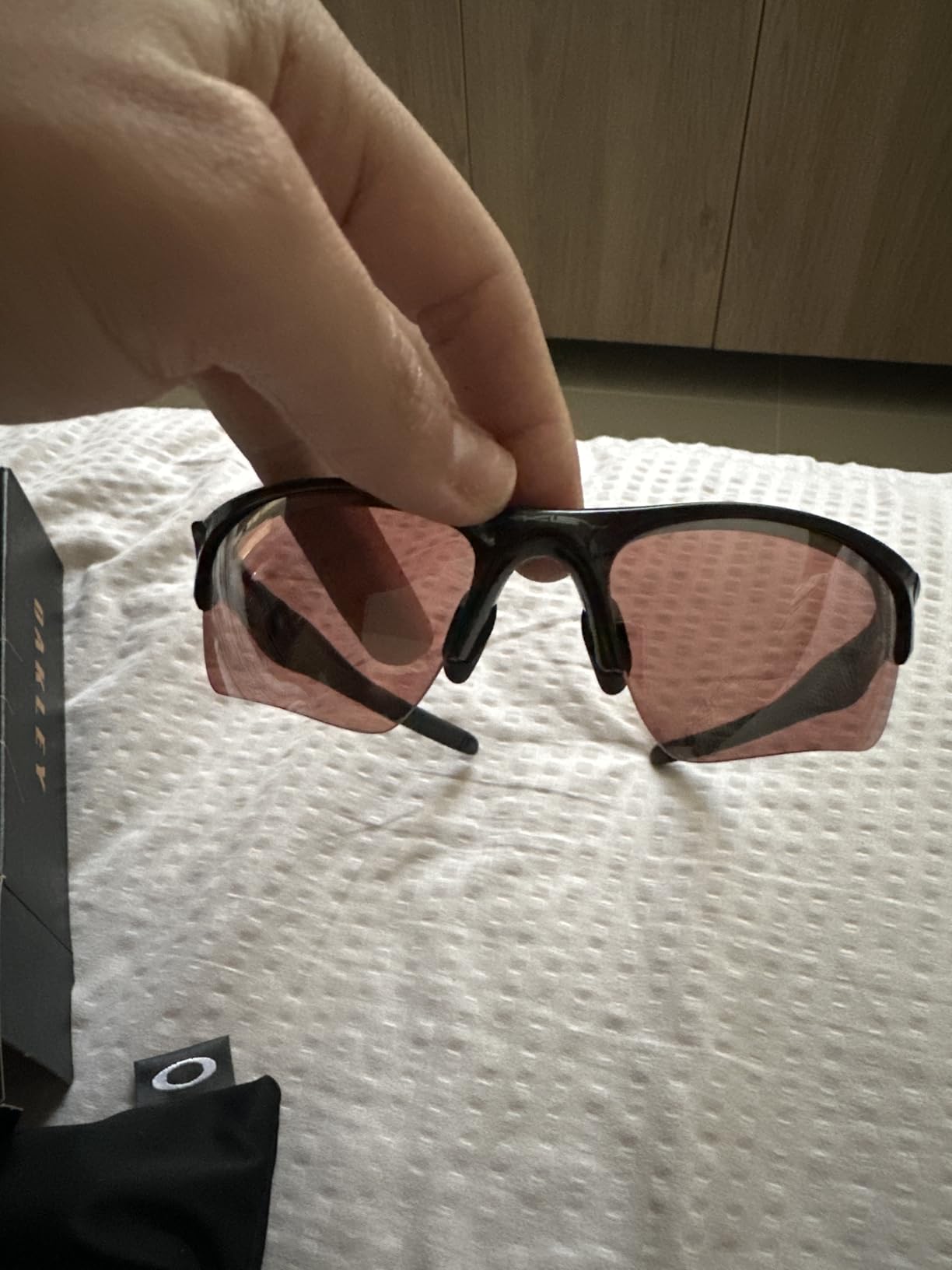Oakley Men's Oo9154 Half Jacket 2.0 XL Rectangular Sunglasses - Customer Photo 2