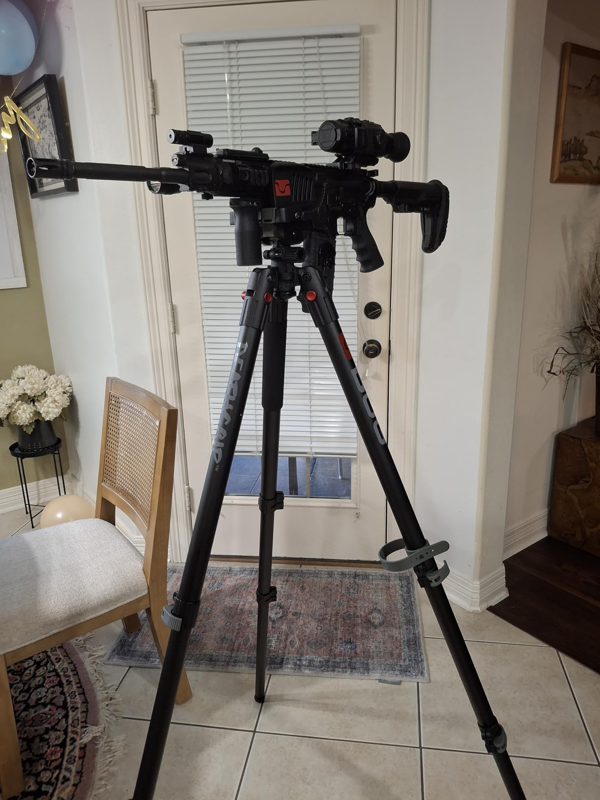 BOG Deathgrip Tripod with Durable Frame, Lightweight, Stable Design, Bubble Level, Adjustable Legs, Shooting Rest, and Hands-Free Operation for Hunting, Shooting, and Outdoors Customer Review BOG Deathgrip Tripod with Durable Frame, Lightweight, Stable Design, Bubble Level, Adjustable Legs, Shooting Rest, and Hands-Free Operation for Hunting, Shooting, and Outdoors - Customer Photo 1