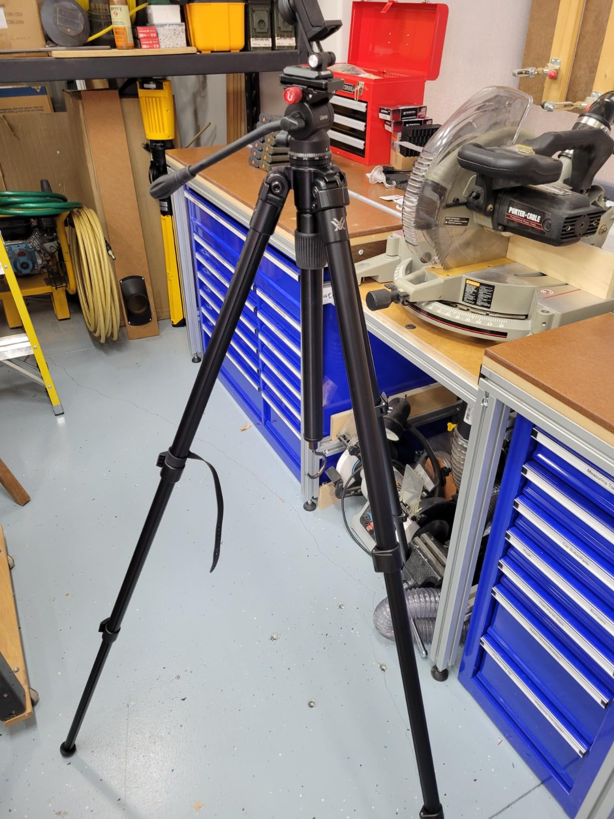 Vortex Optics High Country II Tripod Kit - Aluminum Tripod, 2-Way Pan Head, 22 lb Max Load, Rubber Feet - Unlimited, Unconditional Warranty - Customer Photo 1