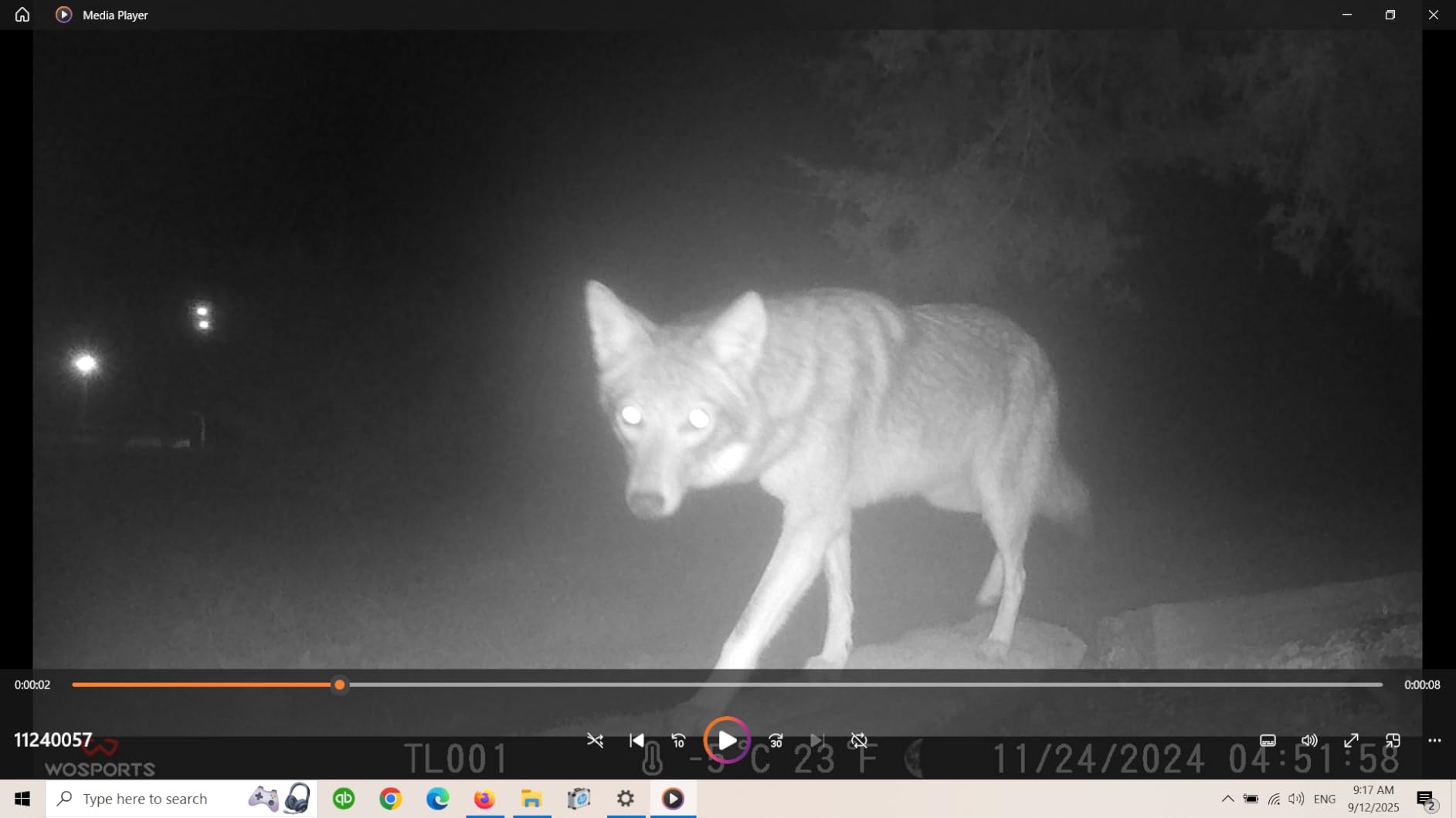 WOSPORTS Trail Camera,48MP 4K 0.2S Trigger Motion Activated,Game Hunting Camera with Night Vision IP66 Waterproof 2.0''LCD 120°Wide Cam Lens for Outdoor Scouting Wildlife Monitoring Home Security - Customer Photo 2