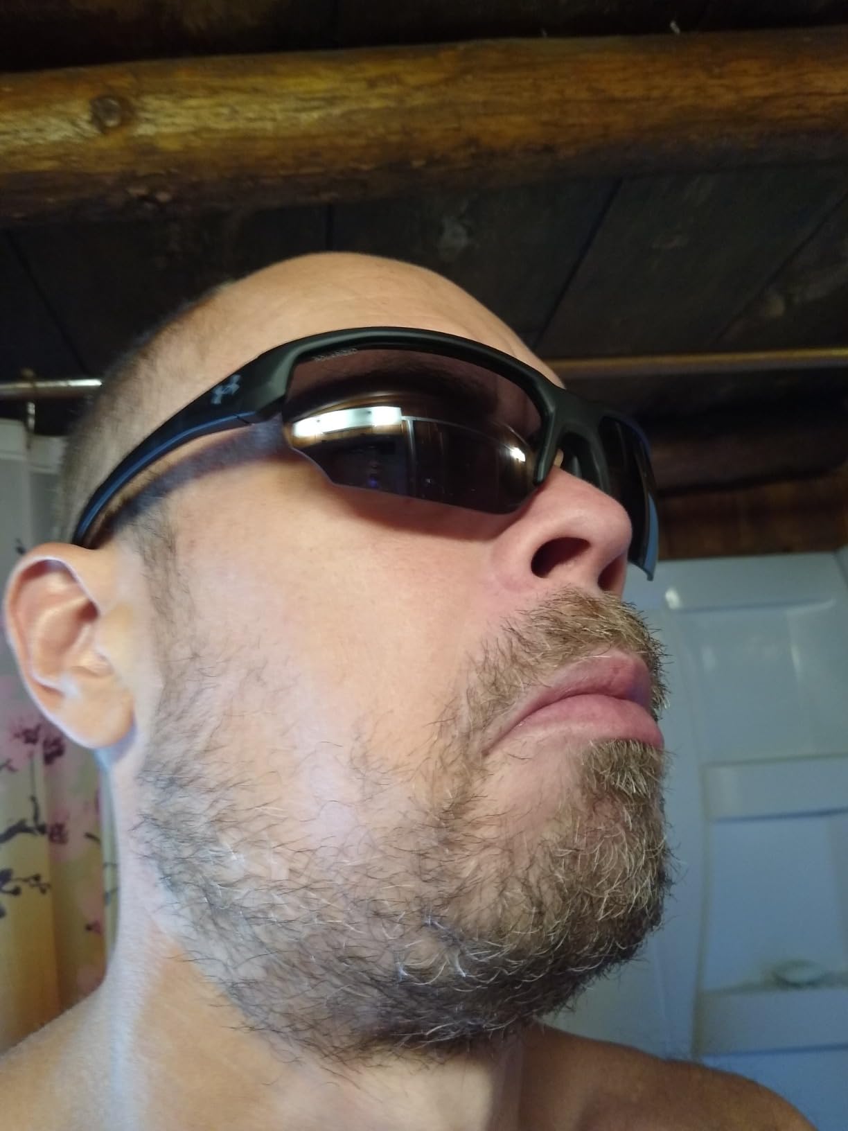 Under Armour Blitzing Wrap Around Sunglasses, Men's Sunglasses with Non-Slip Temples, Auto-Lock Hinges & Microfiber Pouch Customer Review Under Armour Blitzing Wrap Around Sunglasses, Men's Sunglasses with Non-Slip Temples, Auto-Lock Hinges & Microfiber Pouch - Customer Photo 1
