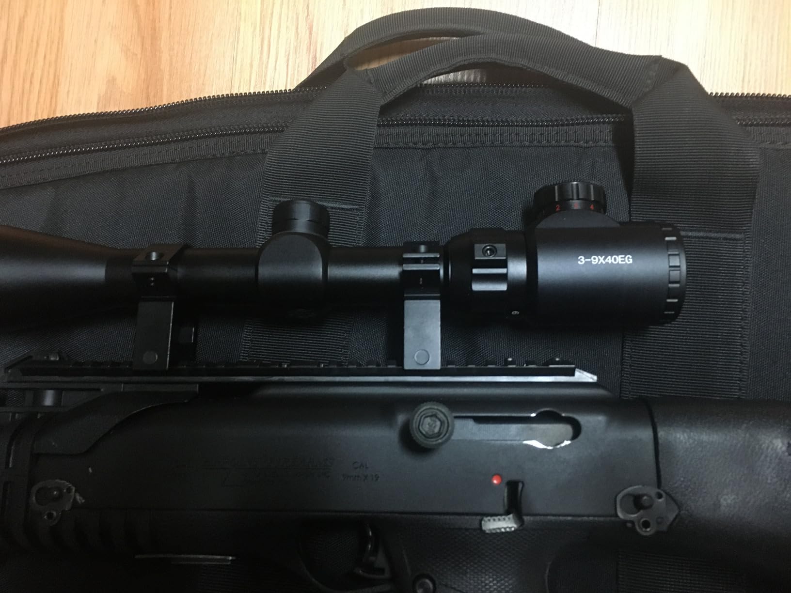 CVLIFE 3-9x40 Rifle Scope, Red & Green Illuminated Optical Riflescope with Mounts customer photo 2