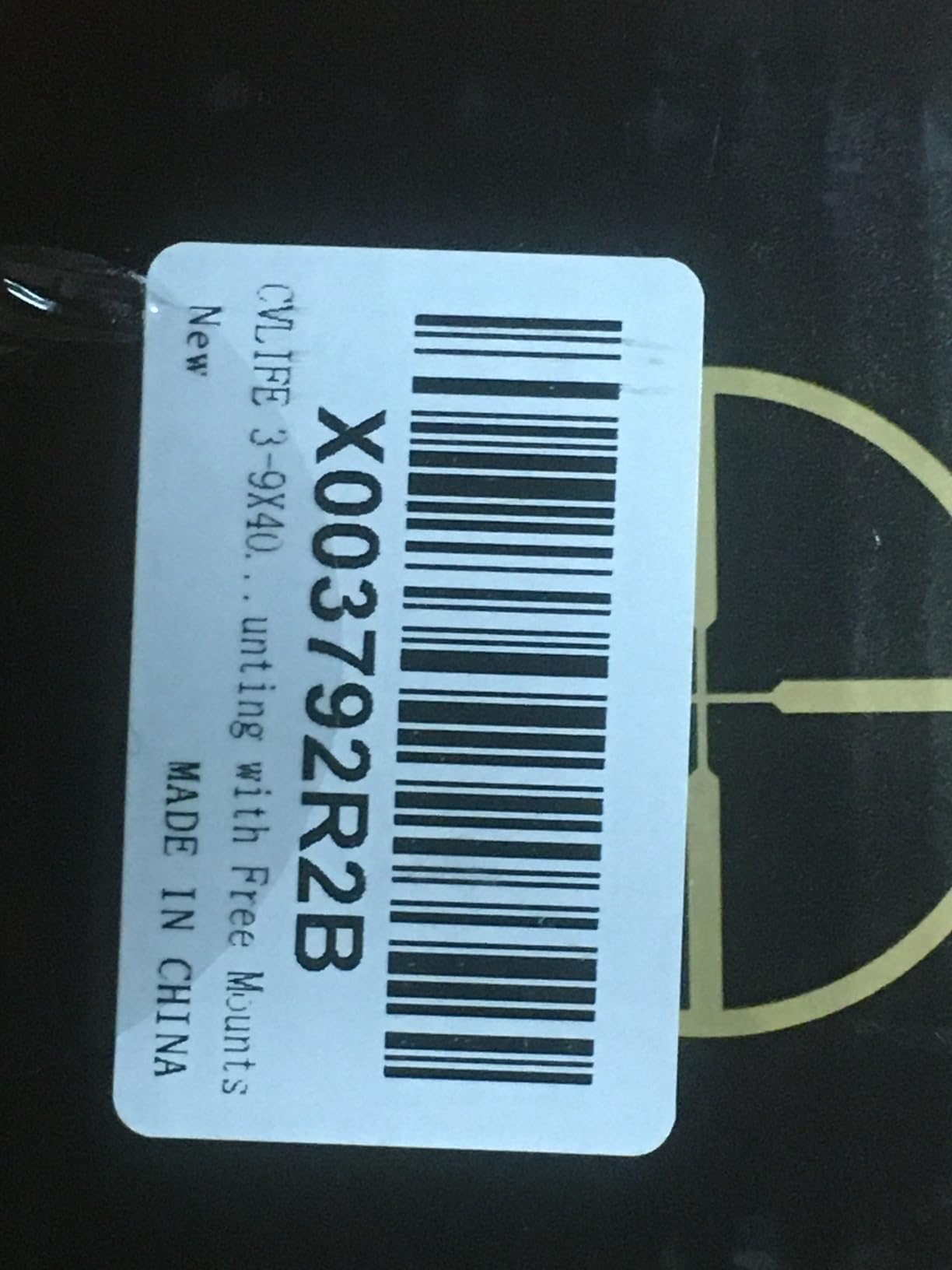 CVLIFE 3-9x40 Rifle Scope, Red & Green Illuminated Optical Riflescope, Mil-dot Reticle Scope for Hunting with Mounts - Customer Photo 4