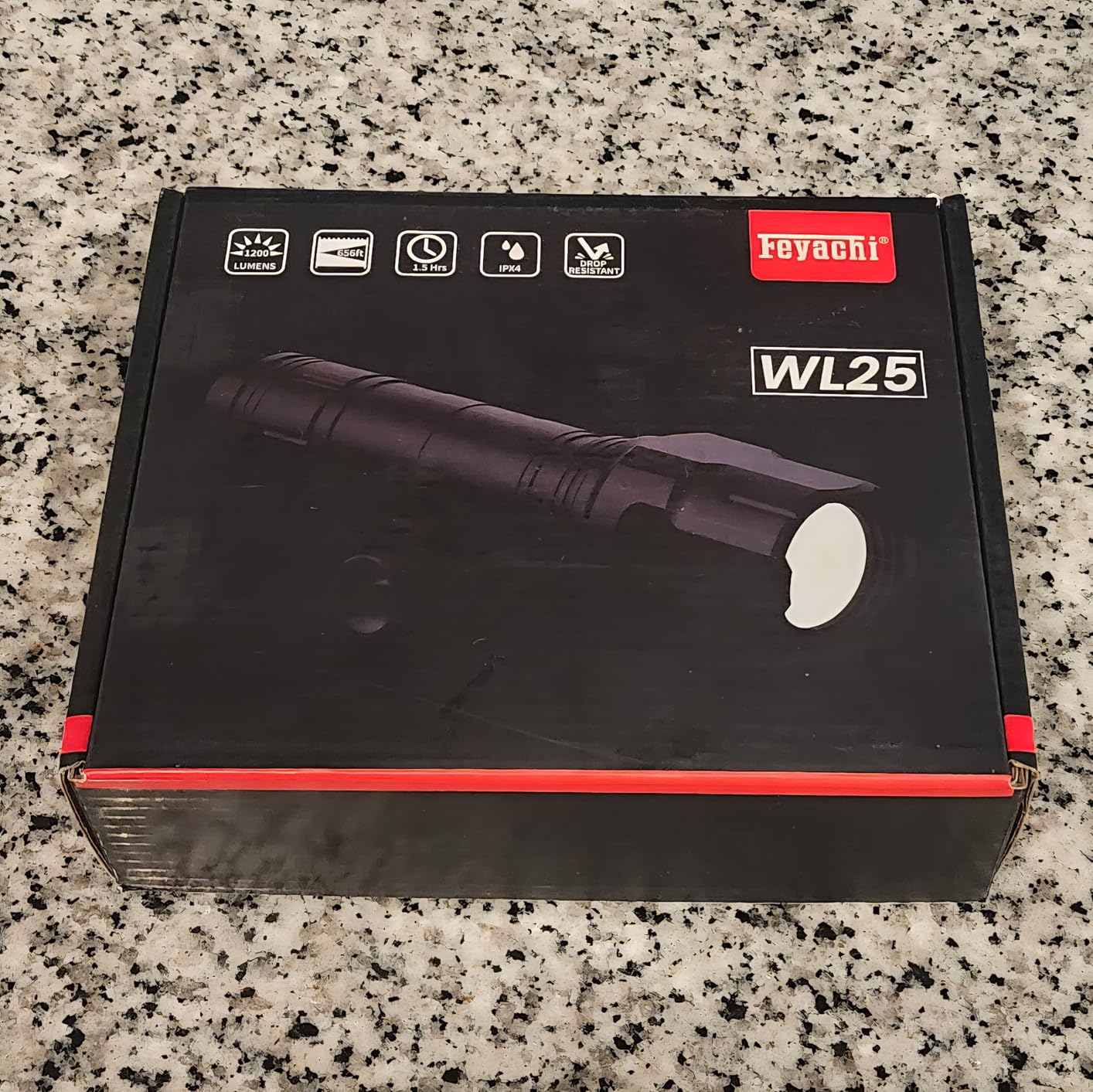 Feyachi WL25 1200 High Lumens Tactical AR Flashlight LED Light with Pressure Switch & Fixed Picatinny Rail Mount, 3 Modes - High/Low/Strobe - Customer Photo 1