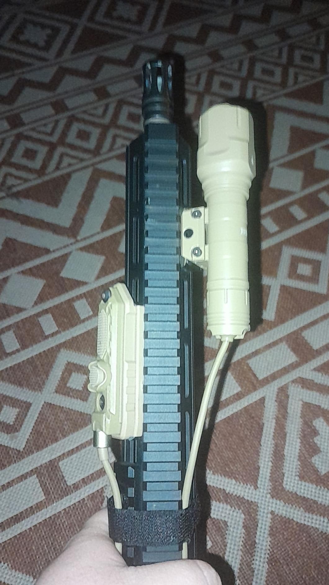Feyachi WL25 1200 High Lumens Tactical AR Flashlight LED Light with Pressure Switch & Fixed Picatinny Rail Mount, 3 Modes - High/Low/Strobe - Customer Photo 3