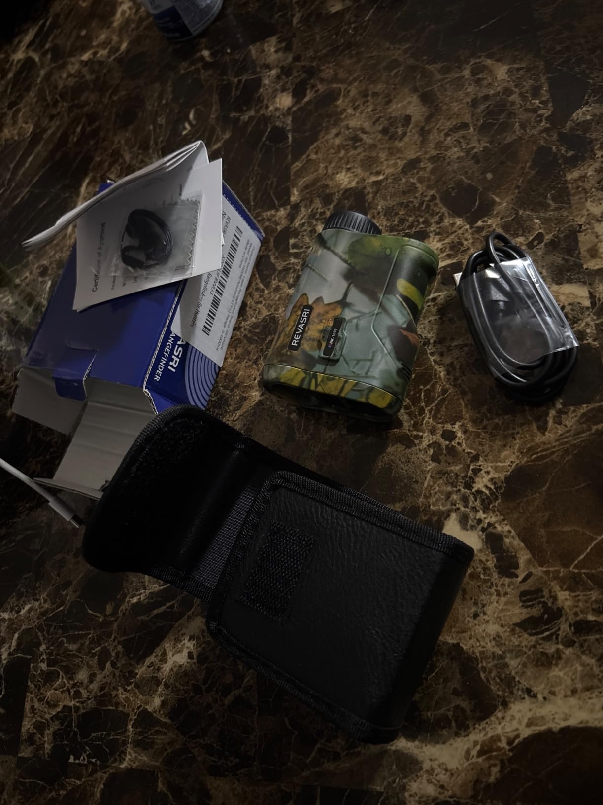 REVASRI Hunting Laser Rangefinder with Rechargeable Battery, 1000 Yards customer photo 2