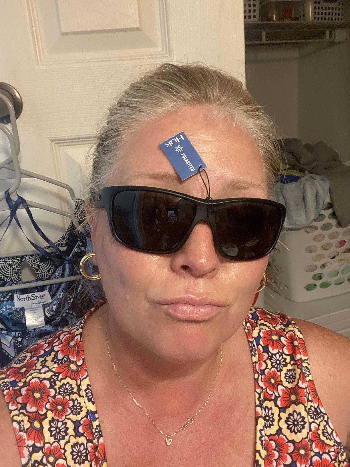 HUK Sunglasses, Polarized Lens Eyewear with Performance Frames, Fishing, Sports & Outdoors Sunglasses - Customer Photo 4