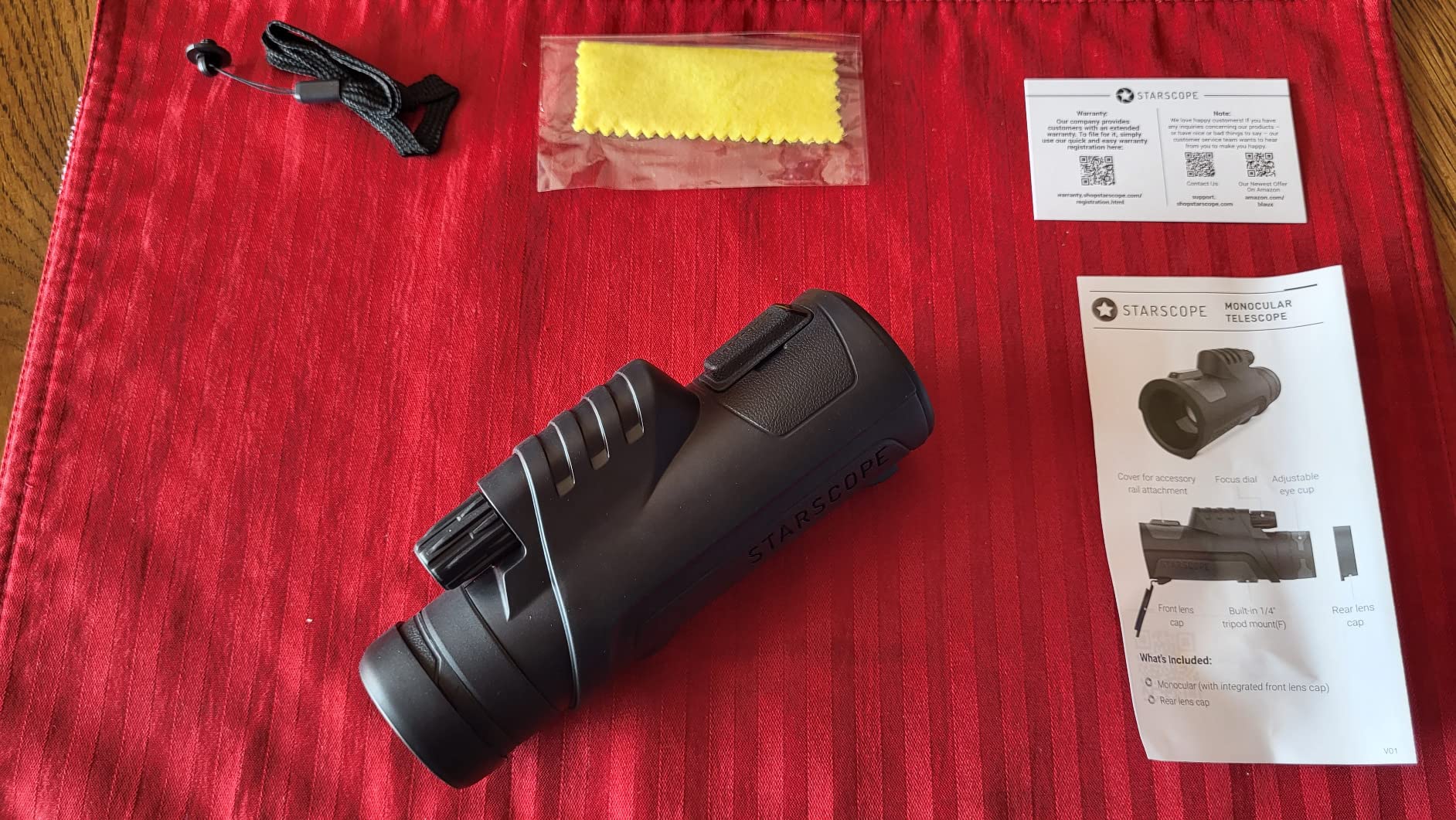 STARSCOPE Monocular G3 - Long-Range 10x42 High Powered Monocular | Small Monoculars for Bird Watching, Hunting, Sports, and More | Monoculars for Adults with BAK4 Prism - Customer Photo 2